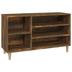 vidaXL f&uuml;st&ouml;s t&ouml;lgy sz&iacute;nű szerelt fa cipősszekr&eacute;ny 102 x 36 x 60 cm