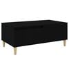 vidaXL fekete szerelt fa doh&aacute;nyz&oacute;asztal 90x50x36,5 cm