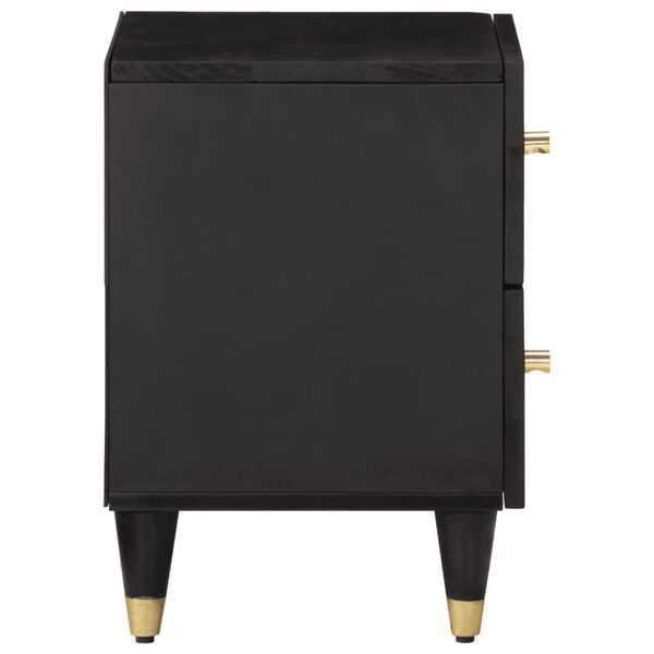 vidaXL tömör mangófa éjjeliszekrény 40 x 33 x 46 cm