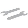 vidaXL Spanner / k&iacute;gy&oacute;szem 2 db Ez&uuml;st 13 mm Vas