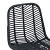vidaXL B&aacute;rsz&eacute;k 2 pcs Fekete 44,5 x 54,5 x 97,5 cm Rattan &eacute;s Vas