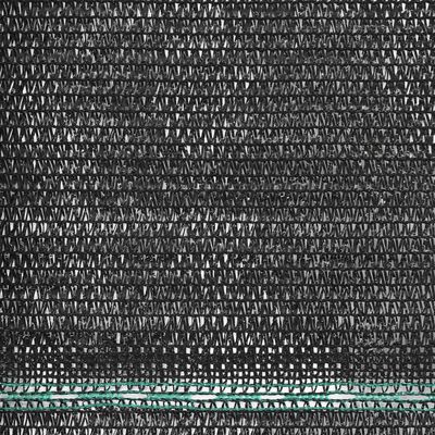 vidaXL fekete HDPE teniszháló 1,2 x 25 m