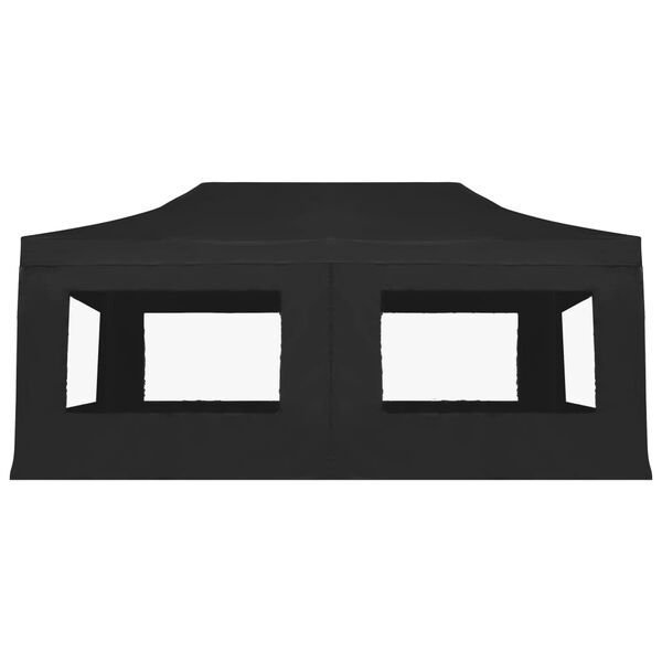 vidaXL antracitsz&uuml;rke &ouml;sszecsukhat&oacute; rendezv&eacute;nys&aacute;tor falakkal 6 x 3 m