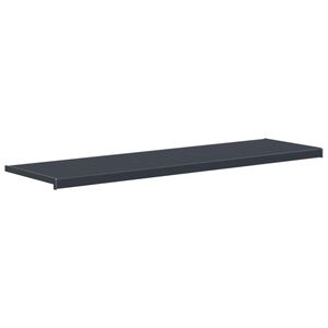 vidaXL Ablakp&aacute;rk&aacute;ny Antracit fa erezettel 140 x 45 x 4,5 cm PVC