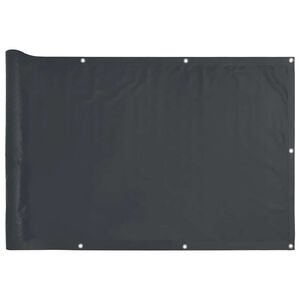 vidaXL antracitsz&uuml;rke PVC bel&aacute;t&aacute;s elleni erk&eacute;lyparav&aacute;n 400x75 cm
