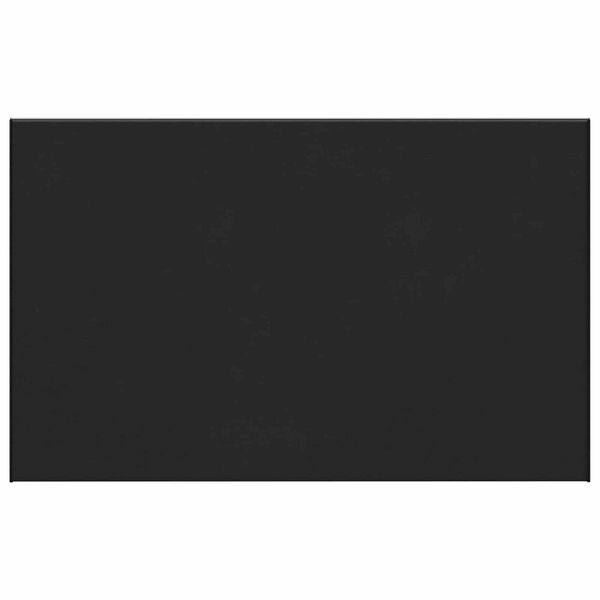 vidaXL Ablakp&aacute;rk&aacute;ny Fekete fa erezettel 100 x 50 x 4,5 cm PVC