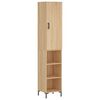 vidaXL sonoma t&ouml;lgy szerelt fa magasszekr&eacute;ny 34,5x34x180 cm