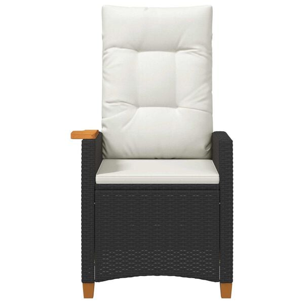 vidaXL D&ouml;nthető sz&eacute;k tea t&aacute;llal p&aacute;rn&aacute;val 62 x 64 x 112 cm polirattan