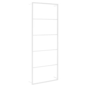 vidaXL feh&eacute;r ac&eacute;l t&ouml;r&ouml;lk&ouml;zőtart&oacute; 45 x 10 x 115 cm