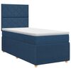 vidaXL Boxspring &aacute;gy matraccal fejt&aacute;ml&aacute;val K&eacute;k 90 x 190 cm Sz&ouml;vet
