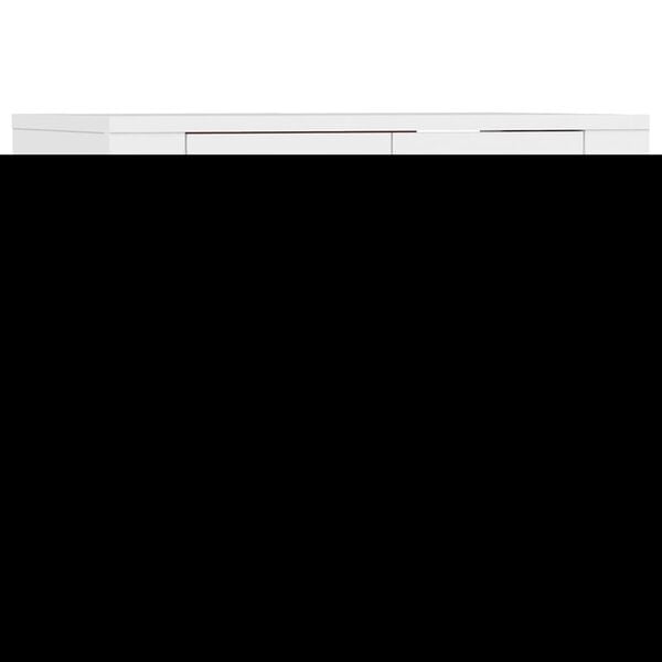 vidaXL 2 db fehér falra szerelhető TV-szekrény 57 x 34,5 x 40 cm