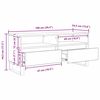 vidaXL TV szekr&eacute;ny &Ouml;reg fa 100 x 34,5 x 44,5 cm Műszaki fa &eacute;s vas