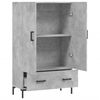 vidaXL betonszürke szerelt fa magasszekrény 69,5 x 31 x 115 cm