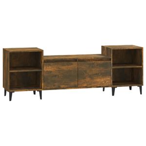 vidaXL f&uuml;st&ouml;s t&ouml;lgy sz&iacute;nű szerelt fa TV-szekr&eacute;ny 160x35x55 cm