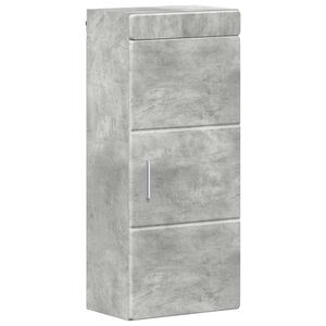 vidaXL F&uuml;rdőszobai faliszekr&eacute;ny TULUM Beton Sz&uuml;rke 37 x 24,5 x 86 cm