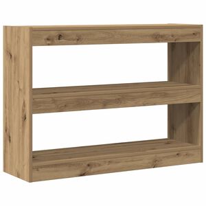 vidaXL K&ouml;nyvszekr&eacute;ny k&eacute;zműves t&ouml;lgy 100 x 30 x 72 cm Faanyag