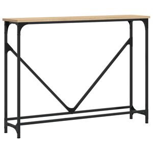 vidaXL sonoma t&ouml;lgy sz&iacute;nű szerelt fa doh&aacute;nyz&oacute;asztal 102x22,5x75 cm