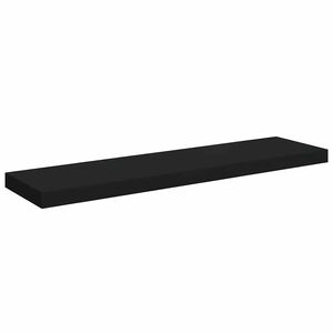 vidaXL fekete MDF lebegő fali polc 90 x 23,5 x 3,8 cm