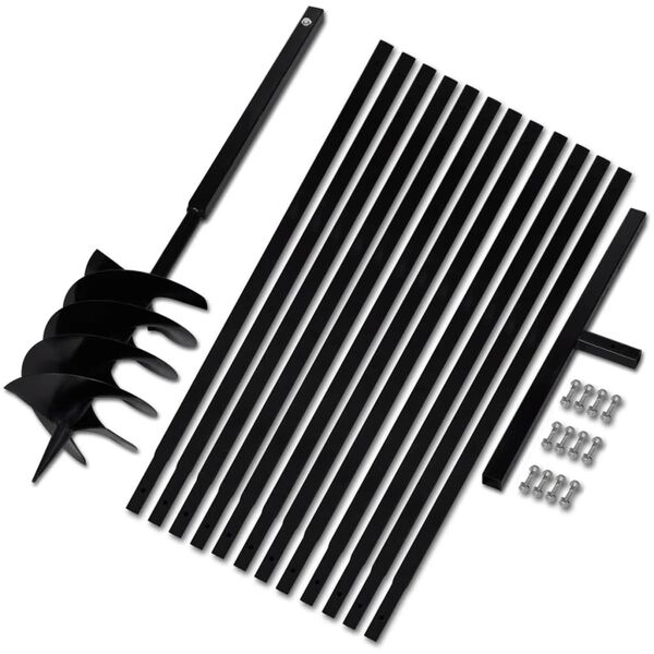 F&ouml;ld F&uacute;r&oacute; 200 mm Foganty&uacute; Hosszabb&iacute;t&oacute; Cs&ouml; 13 m Ac&eacute;l