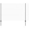 vidaXL Hatsz&ouml;gletű ker&iacute;t&eacute;s oszlopokkal 50 x 1,5 m PVC-bevonatos ac&eacute;l