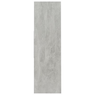 vidaXL betonszürke forgácslap könyvszekrény 97,5 x 29,5 x 100 cm