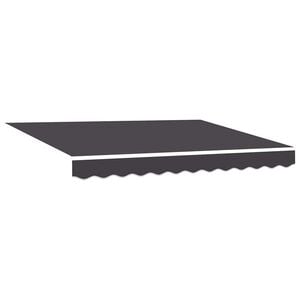 vidaXL Napellenző ponyva Antracitsz&uuml;rke 280 x 195 cm Poli&eacute;szter