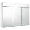vidaXL t&uuml;kr&ouml;s f&uuml;rdőszobaszekr&eacute;ny LED vil&aacute;g&iacute;t&aacute;ssal 88 x 13 x 62 cm
