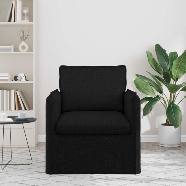 vidaXL Kanap&eacute; Fekete