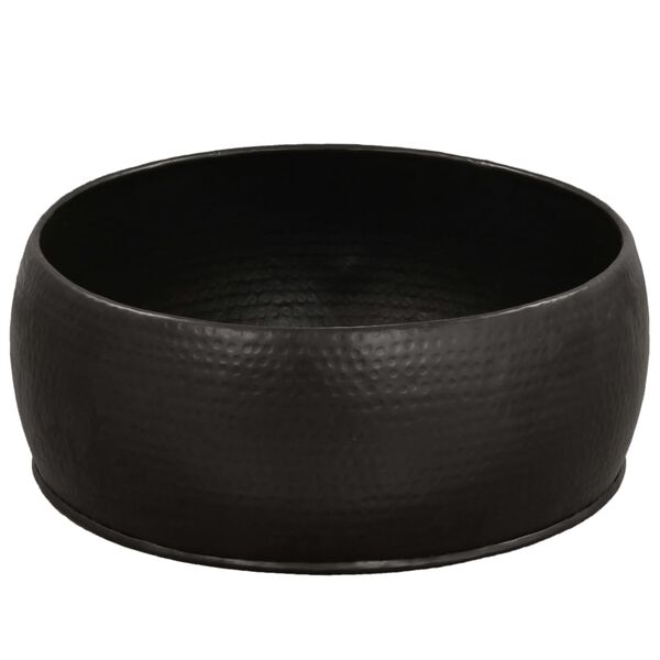 vidaXL fekete kalap&aacute;lt alum&iacute;nium doh&aacute;nyz&oacute;asztal 70 x 30 cm