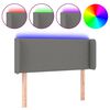 vidaXL s&ouml;t&eacute;tsz&uuml;rke sz&ouml;vet LED-es fejt&aacute;mla 103 x 16 x 78/88 cm