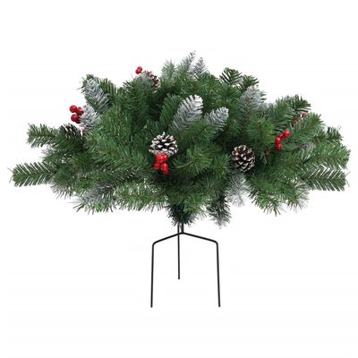 vidaXL zöld járda melletti PVC műkarácsonyfa 40 cm