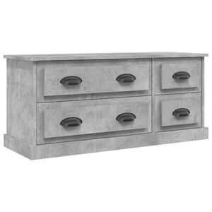 vidaXL betonsz&uuml;rke szerelt fa TV-szekr&eacute;ny 100 x 35,5 x 45 cm