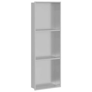 vidaXL Zuhany Niche Ez&uuml;st 90 x 30 x 9,5 cm Rozsdamentes ac&eacute;l