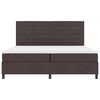 vidaXL Boxrug&oacute;s &aacute;gy matracmal S&ouml;t&eacute;t Barna 200 x 200 cm sz&ouml;vet