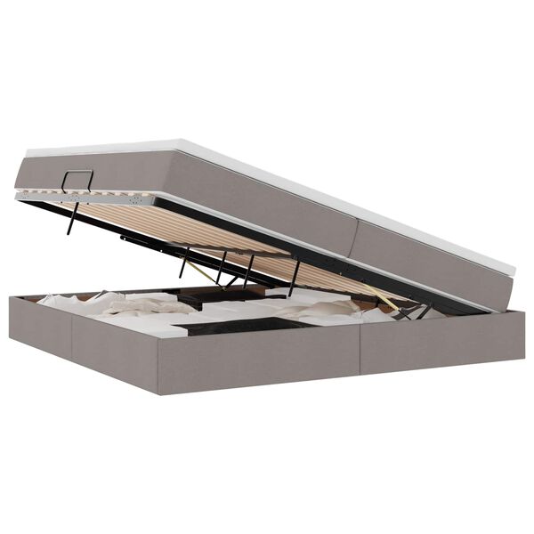 vidaXL &Aacute;gy t&aacute;rol&oacute;val &eacute;s matraccal T&oacute;psz&iacute;nű 200 x 200 cm Poli&eacute;szter