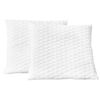 vidaXL 2 db mem&oacute;riahabos p&aacute;rna 80 x 80 x 14 cm