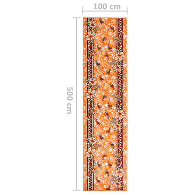 vidaXL terrakotta színű BCF futószőnyeg 100 x 500 cm