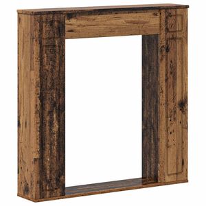 vidaXL Kandall&oacute;keret Antik Fa 100 x 20 x 100 cm Szerelt Fa