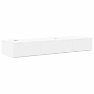 vidaXL St&uacute;di&oacute; &iacute;r&oacute;asztal Feh&eacute;r 152 x 40 x 19,5 cm Szerelt Fa