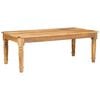 vidaXL Doh&aacute;nyz&oacute;asztal Barna 110 x 55 x 40 cm T&ouml;m&ouml;r Mang&oacute;f&aacute;t