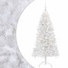 vidaXL Műkar&aacute;csonyfa g&ouml;mbbel 150 cm 150 LED Meleg feh&eacute;r PVC &eacute;s f&eacute;m