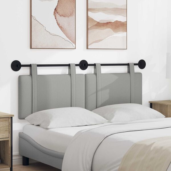 vidaXL Fali Fejt&aacute;mla Egysz&iacute;nű Felhősz&uuml;rke 150 x 55 x 5 cm sz&ouml;vet