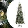 vidaXL Mű kar&aacute;csonyfa Z&ouml;ld 240 cm PVC &eacute;s műanyag &eacute;s ac&eacute;l