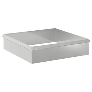 vidaXL Csiga ker&iacute;t&eacute;sek 8 pcs 100 x 3,5 x 25 cm Horganyzott ac&eacute;l Ez&uuml;st