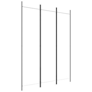 vidaXL feh&eacute;r 3 paneles sz&ouml;vetparav&aacute;n 300x180 cm