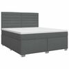 vidaXL Boxspring &aacute;gy matraccal S&ouml;t&eacute;tsz&uuml;rke 140 x 200 cm Sz&ouml;vet
