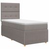 vidaXL Boxspring &aacute;gy matraccal fejt&aacute;ml&aacute;val T&oacute;psz&iacute;nű 90 x 190 cm Sz&ouml;vet