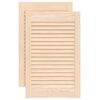 vidaXL 2 db t&ouml;m&ouml;r fenyőfa lamell&aacute;s szekr&eacute;nyajt&oacute; 61,5 x 39,4 cm