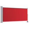 vidaXL piros beh&uacute;zhat&oacute; oldals&oacute; teraszi napellenző 120 x 300 cm
