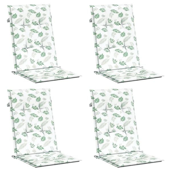 vidaXL 4 db lev&eacute;lmint&aacute;s sz&ouml;vet magas h&aacute;tt&aacute;ml&aacute;j&uacute; sz&eacute;kp&aacute;rna